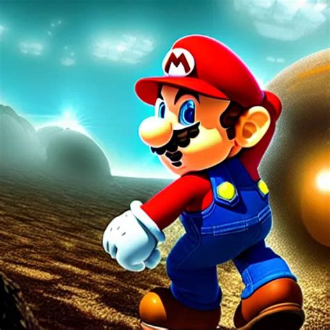 Mario Is Ascending Photorealistic Desolate Stable Diffusion Openart