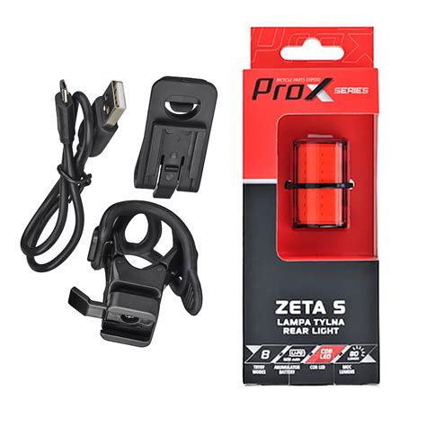 Lampka Rowerowa Tylna Prox Zeta S Lm Usb Wrosport Pl