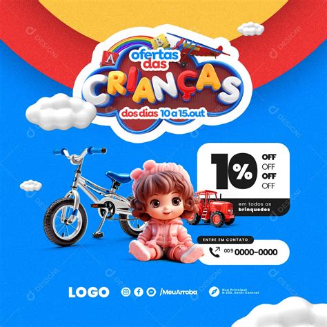 Ofertas das Crianças dos dias 10 a 15 de Outubro Bicicleta Trator de