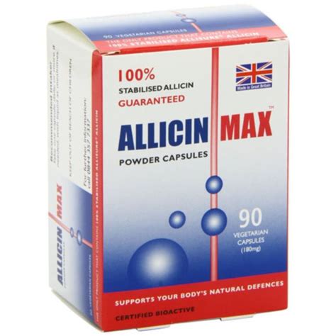 Allicin Max 90 V Capsules | Organic Food Supplier