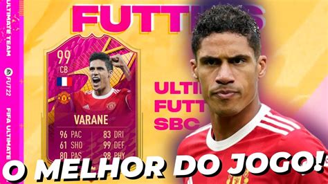 O MELHOR ZAGUEIRO DO GAME REVIEW VARANE 99 FUTTIES FIFA 22 YouTube