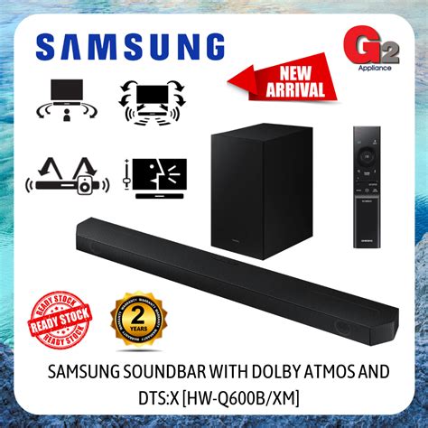 Samsung Ready Stock Soundbar With Dolby Atmos And Dtsx Hw Q600bxm