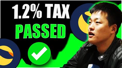 LUNA 1 2 TAX PROPOSAL IS PASSED LUNC WILL SKYROCKET SOON Terra Luna