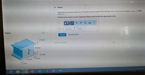 Solved Part A ut can support i the allowable shear stress | Chegg.com 