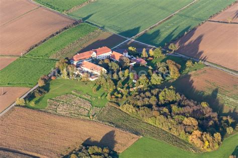 Luftaufnahme Schweighofen Werkstatt für betreutes Wohnen im Haftelhof