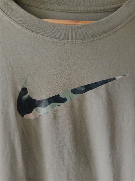 Nike Dri Fit Camouflage Swoosh Womens Fashion Tops Shirts On Carousell