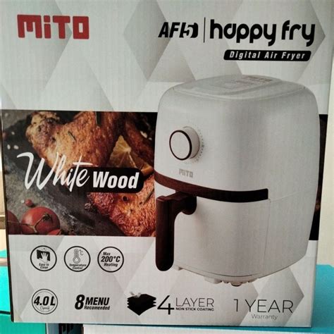 Jual MITO AIR FRYER AIRFRYER HAPPY FRY AF 5 AF5 8 FUNGSI MENU GARANSI