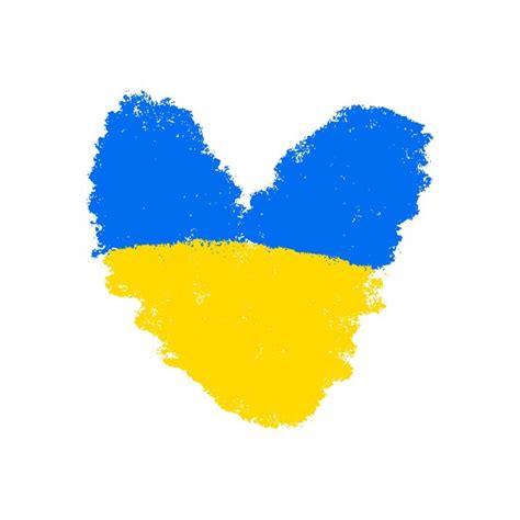 Premium Vector Lettering Illustration With Flag Of Ukraine Hand