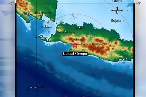 Gempa Bumi Dangkal Guncang Sukabumi Bmkg Informasikan Miliki Kekuatan