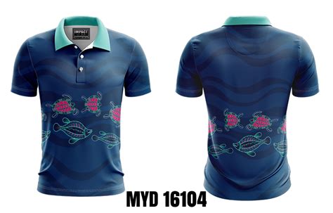 Impact Gear Custom Made Fully Dye Sublimated Polo Shirt Designs