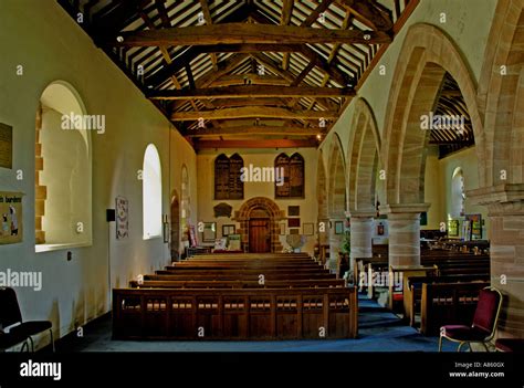 Interior Church Of Saint Mary Magdalene Broughton In Furness Lake