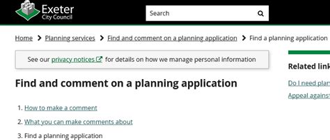 Exeter Planning Portal View Planning Applications Seekersnewsgh