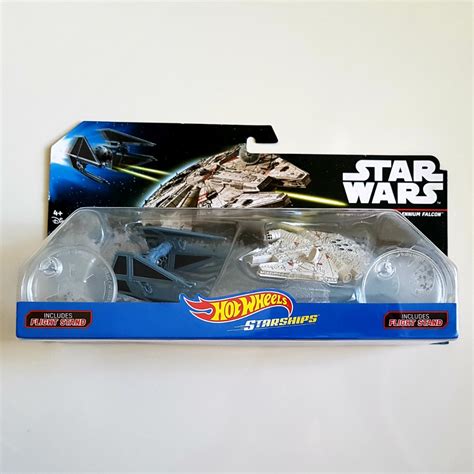 Hot Wheels Star Wars Tie Interceptor Vs Millennium Falcon Hobbies Toys Toys Games On Carousell