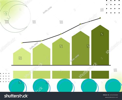 Five Diagrams Green White Stock Illustration 2151554183 Shutterstock