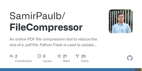 GitHub SamirPaulb FileCompressor An Online PDF File Compression Tool