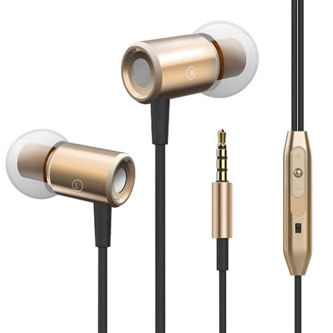 Music Earbuds Metal Heavy Bass Earphones Metal Magnetic In ear Earphone ...