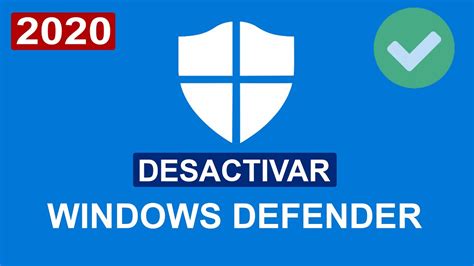 Como Desactivar Antivirus Windows Defender En Windows Youtube