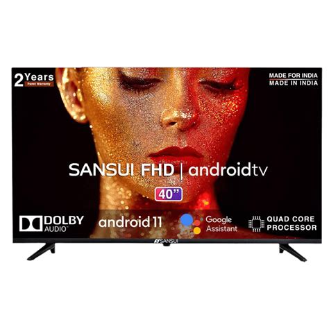 Buy Sansui Cm Inch Full Hd Smart Android Tv With Dolby Audio