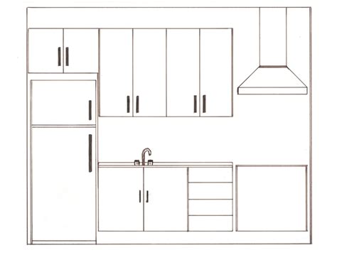 Cozinha Completa Modelos Desenhos Preto E Branco Para Colorir