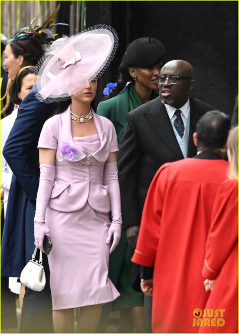 Katy Perry Wears Large Pink Hat To King Charles Coronation Attends