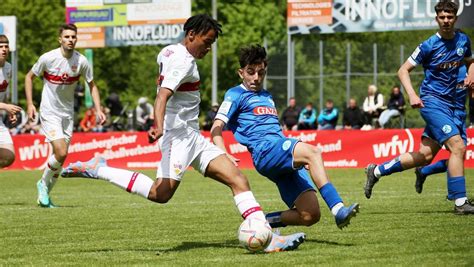 WFV Pokal Finale der U17 Eliyah Rau schießt den VfB Stuttgart zum