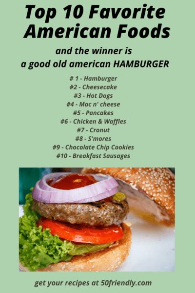 Favorite American Foods Of All Time Survey Says Friendly