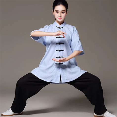 10 Styles Optional Tencel And Linen Tai Chi Clothes Short Sleeve Taiji