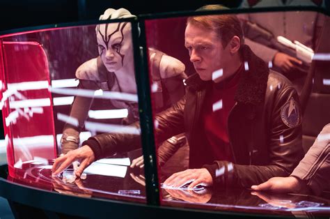 Download Simon Pegg Montgomery Scott Sofia Boutella Jaylah Star Trek