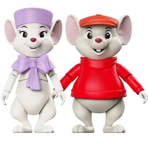 Disney Ultimates The Rescuers Bernard And Miss Bianca Action Figures