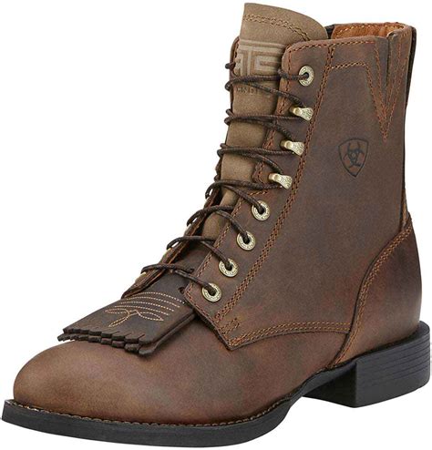 Heritage Roper Ii Lace Up Womens 6 Lacers Ariat Womens Casual