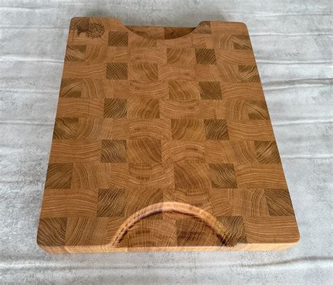 Oak End Grain Chopping Board Hardwood Chopping Boards Cornwall