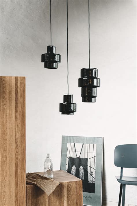 Innolux Multi S Black — Glass Pendant Light by Jokinen Konu Design