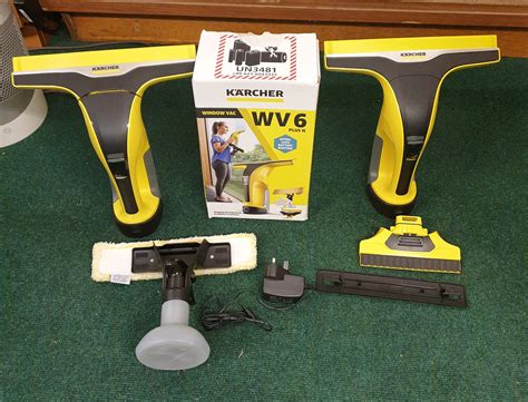 KARCHER WV6 WINDOW VAC WITH SPARE UNIT - ONE CHARGER