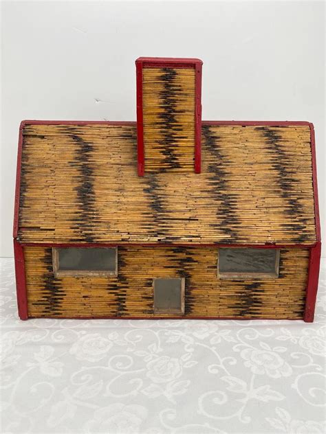 Vintage Folk Art Burnt Matchstick House Live And Online Auctions On