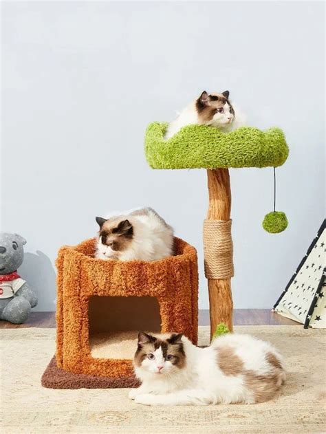 Cat Solid Climbing Tall Tree Tower Bed Holypetz™