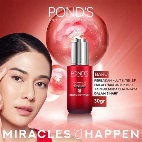 Pond S Age Miracle Ultimate Youth Night Serum Hexyl Retinol G