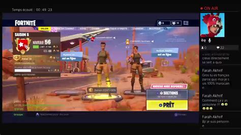 Live Fortnite Ps4 Fr Je Joue Avec Mes Abos Youtube