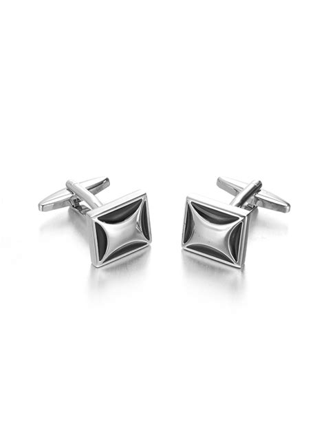 Buy Black Enamel Cufflinks Zodiac