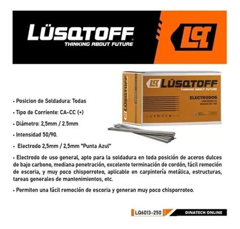 Caja De Electrodos Mm Kg Lusqtoff Lq Punta Azul Lusqtoff