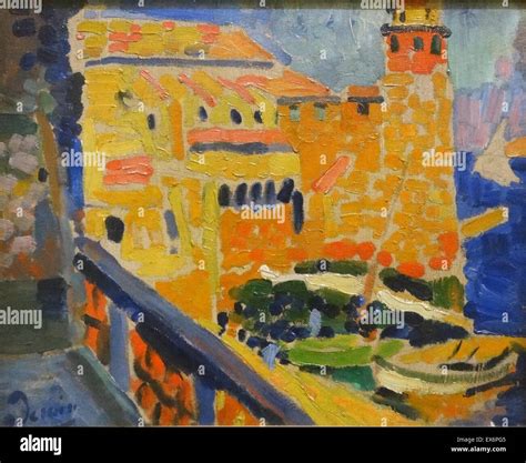 Painting Titled The Lighthouse Of Collioure By André Derain 1880