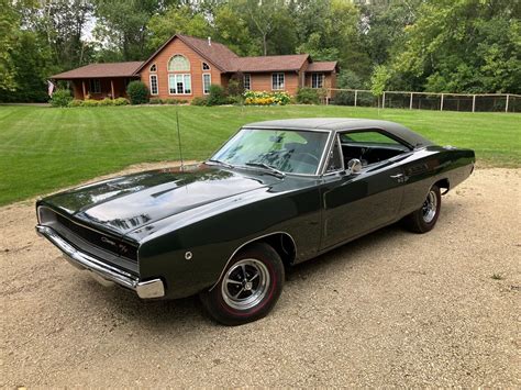 1968 Dodge Charger Rt 440 Magnum Dark Racing Green Carseva Find