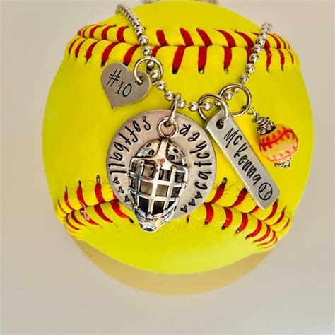 Softball Jewelry Etsy