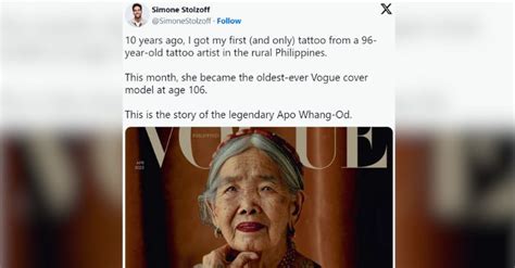 Meet The Oldest Vogue Cover Model Ever — 106 Year Old Tattoo Artist Apo