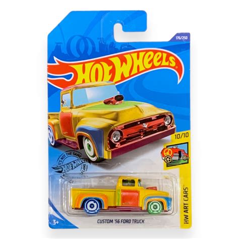Miniatura Caminhonete Hot Wheels Custom Ford Truck Th T Hunt Hw Art Cars Corre
