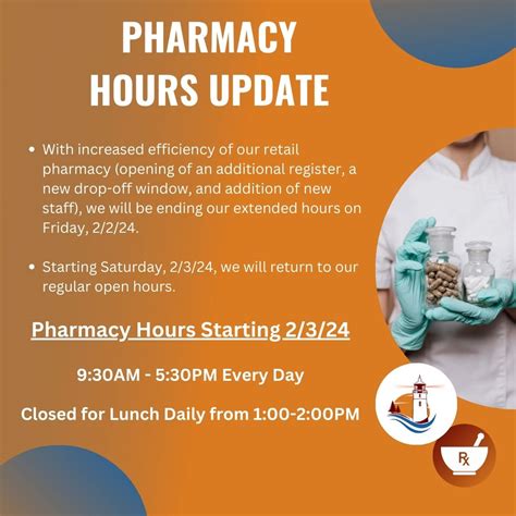 Pharmacy Hours Update • Lower Umpqua Hospital