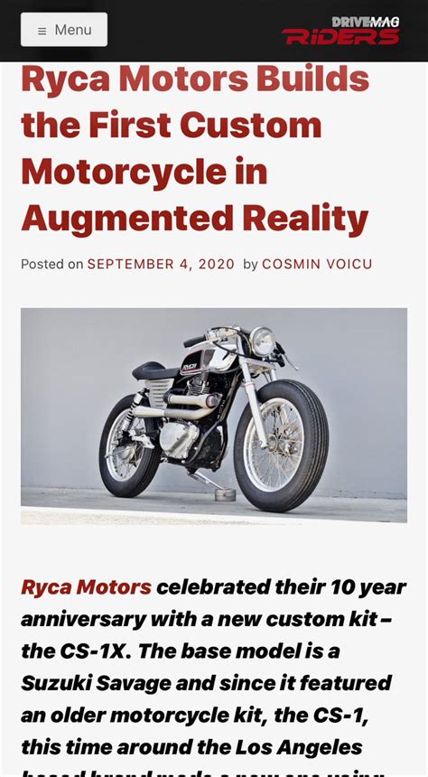 Ryca Bobber Build Reviewmotors Co