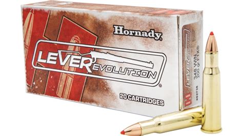 Hornady LEVERevolution .348 Winchester 200 Grain Flex Tip EXpanding Centerfire Rifle Ammunition ...