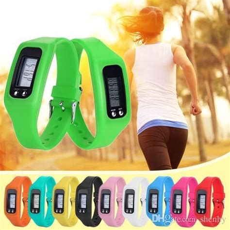 Digital LED Pedometer Smart Wristbands Multi Watch Silicone Run Step