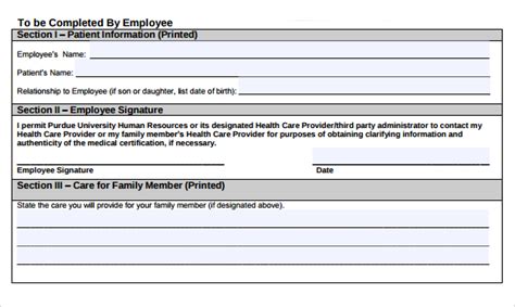 Printable Fmla Forms