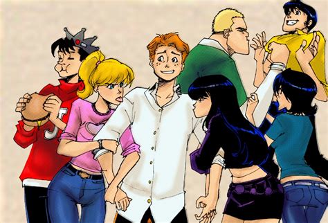 Betty Cooper Veronica Lodge Archie Andrews Jughead Jones Midge Klump And 2 More Archie